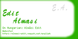 edit almasi business card